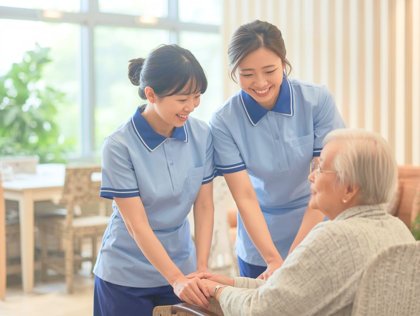 安心して長く働ける介護の職場ー多世代連携と相談窓口が支える環境